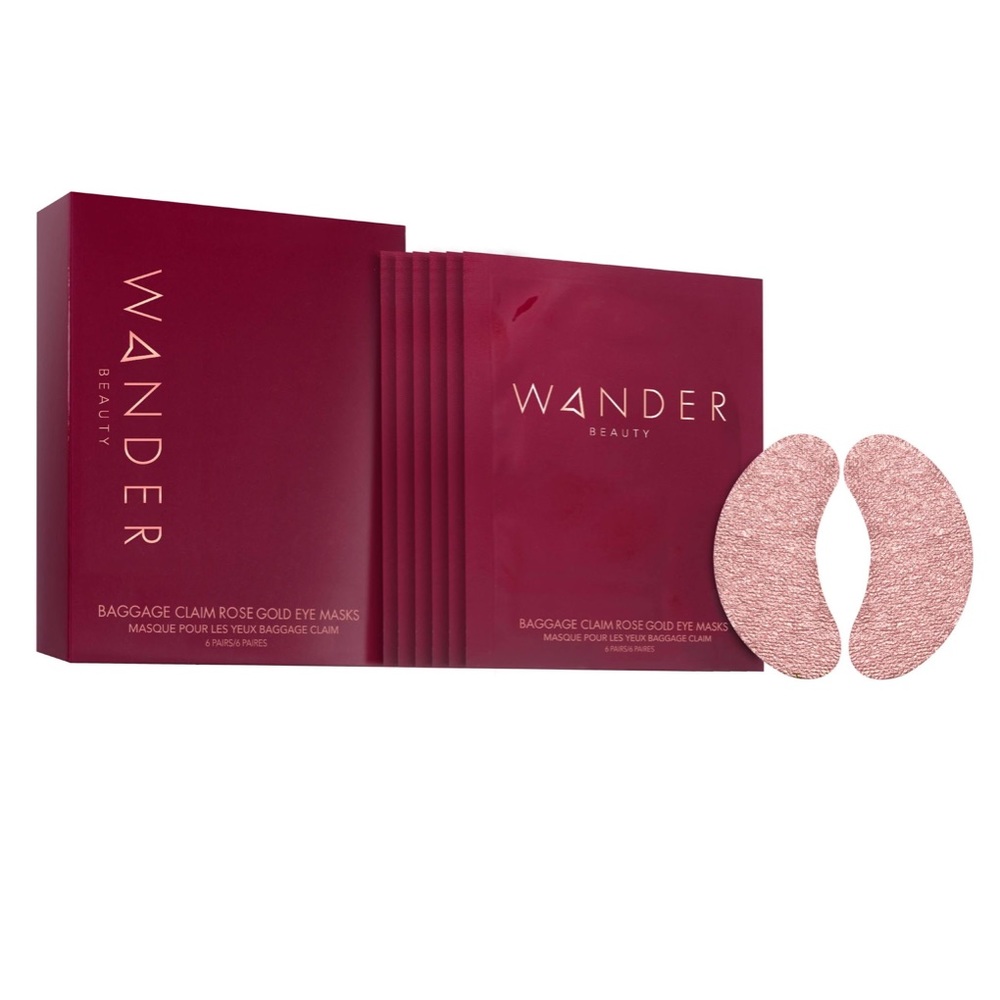 COPY - Wander Beauty baggage claim gold eye masks